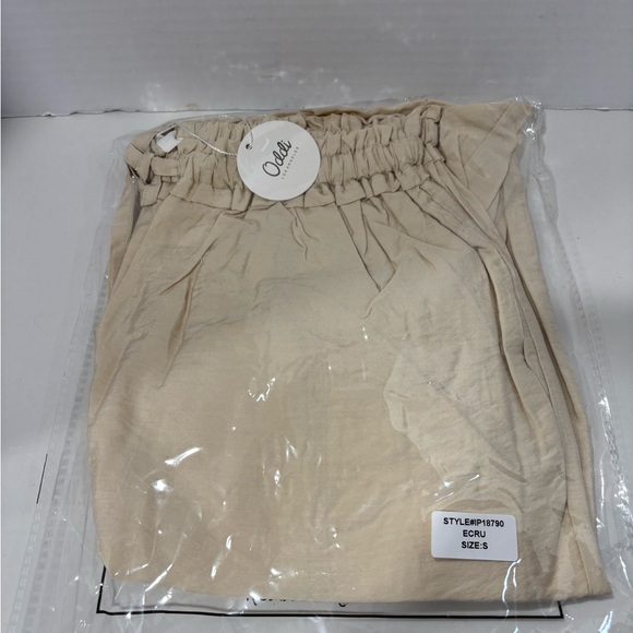 Odd Relaxed Bloomer Pants Ecru Size S NWT in Package - Picture 7 of 7